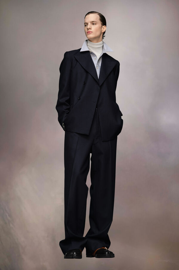 Maison Margiela Veste De Costume En Laine Barathea