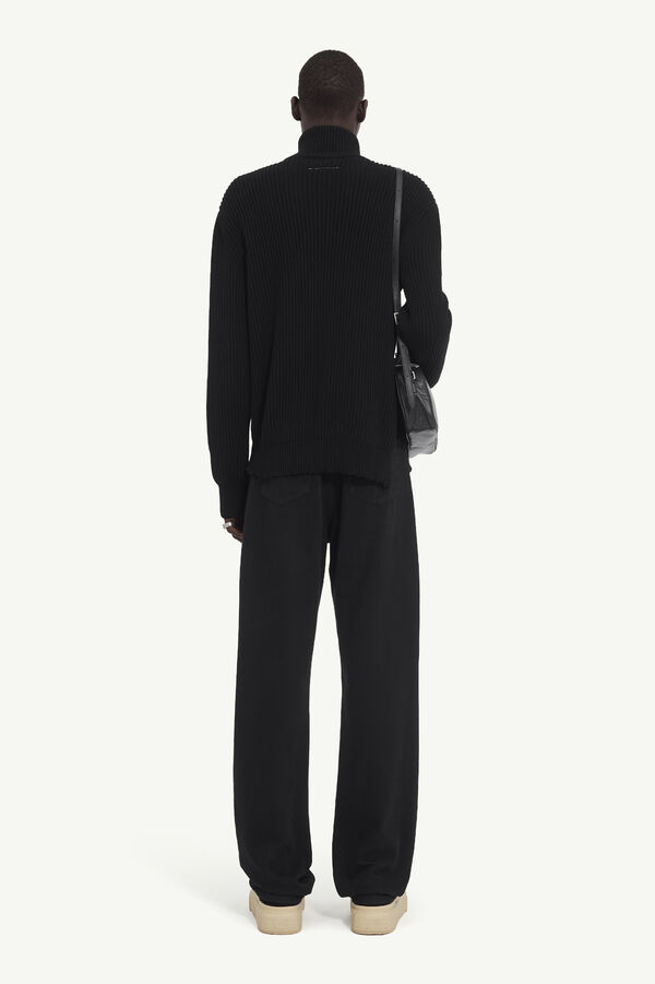 Maison Margiela Veste De Sport En Maille Côtelée