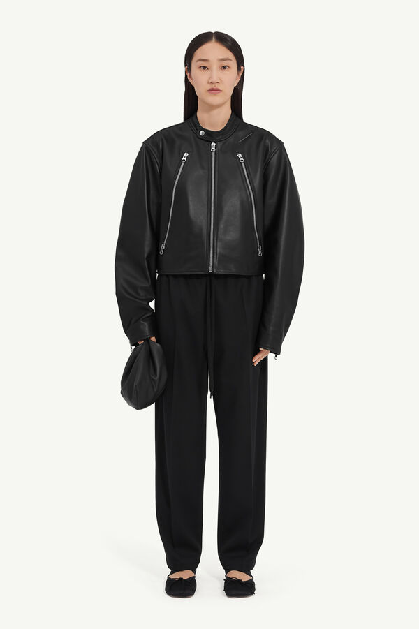 maison margiela Veste en cuir Twist