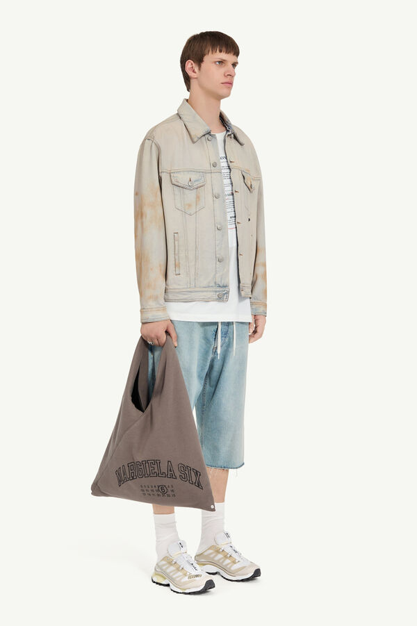Maison Margiela Veste En Denim Effet Usé