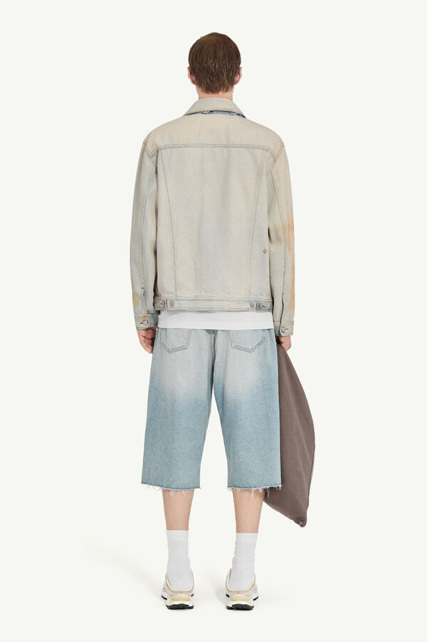 Maison Margiela Veste En Denim Effet Usé
