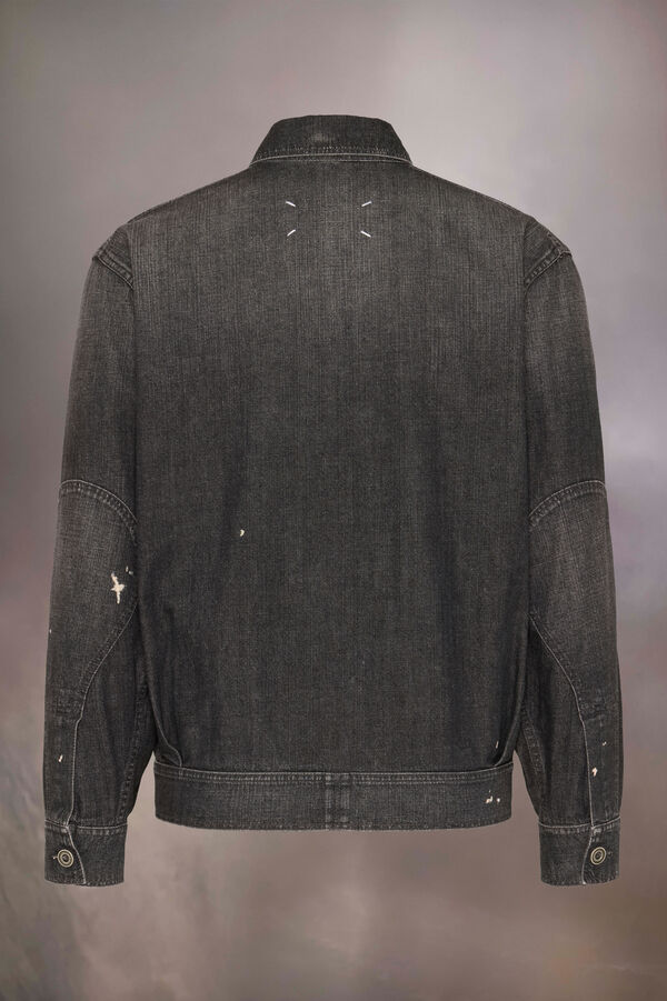 Maison Margiela Veste En Denim Effet Usé