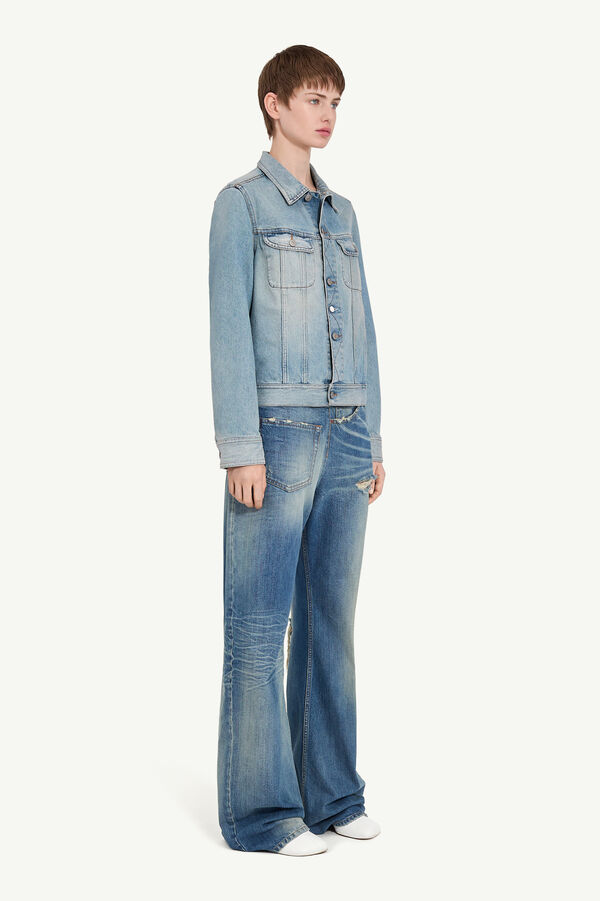 Maison Margiela Veste En Denim Twist