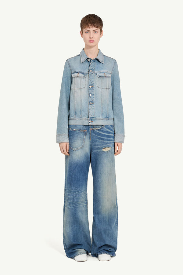 maison margiela Veste en denim Twist