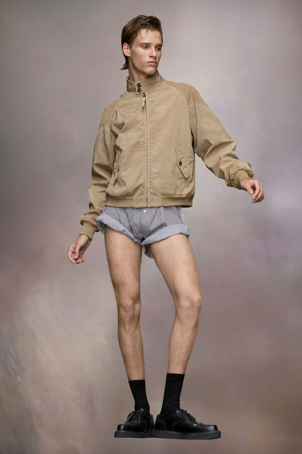 Maison Margiela Veste En Toile à Empiècement