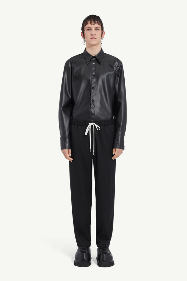 maison margiela Pantalon de tailleur avec cordon de serrage
