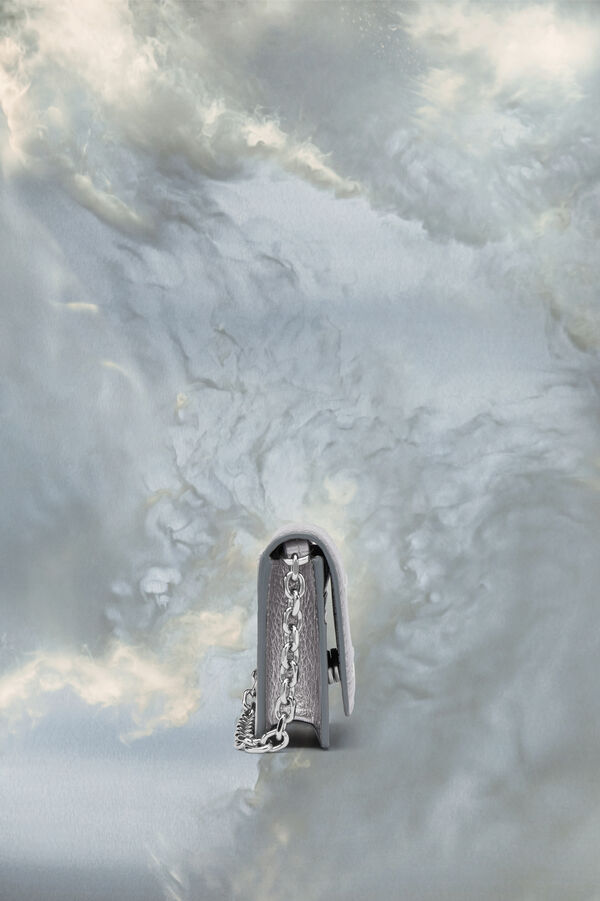 Maison Margiela Petit Portefeuille Four Stitches à Chaîne