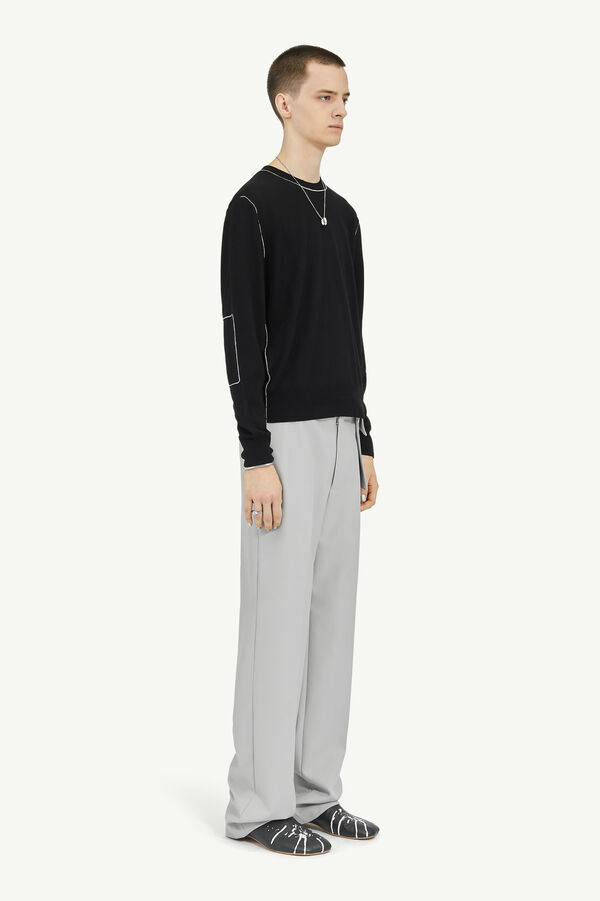 Maison Margiela Pull Léger à Col Ras Du Cou Jauge 12