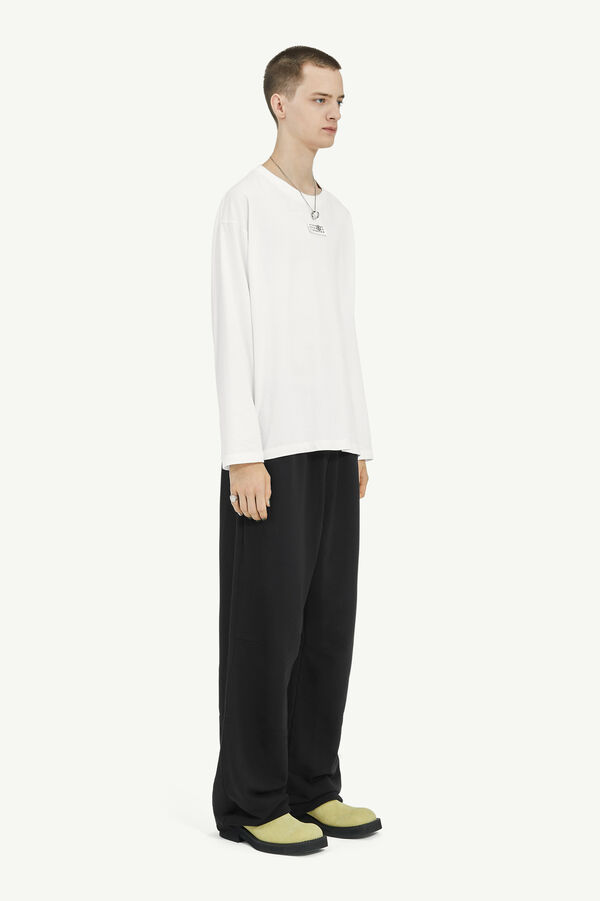 Maison Margiela T-shirt à Manches Longues Numeric Signature