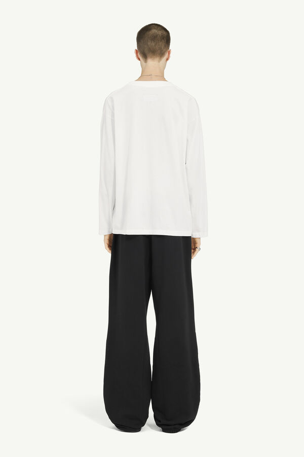 Maison Margiela T-shirt à Manches Longues Numeric Signature