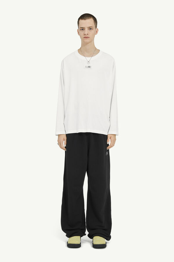 maison margiela T-shirt à manches longues Numeric signature