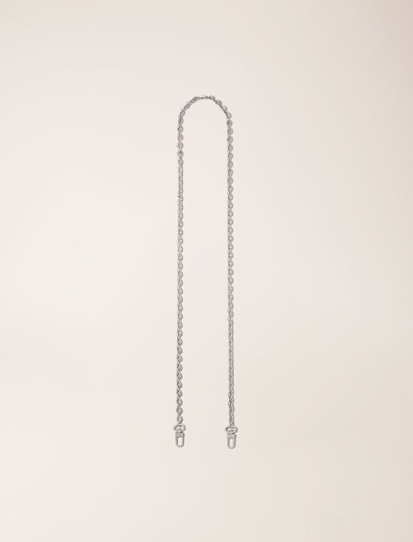 maje Bandoulière à chaîne Argent
