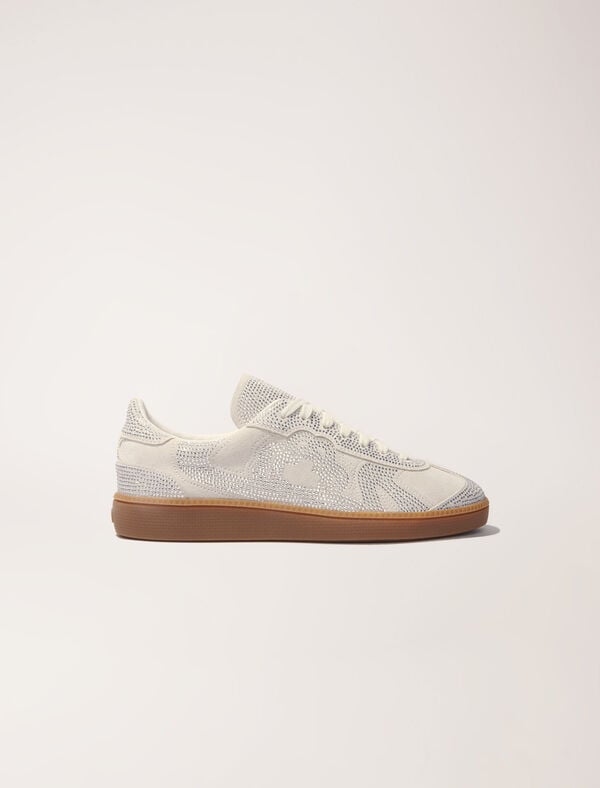 maje Basket casual à strass Gris Clair