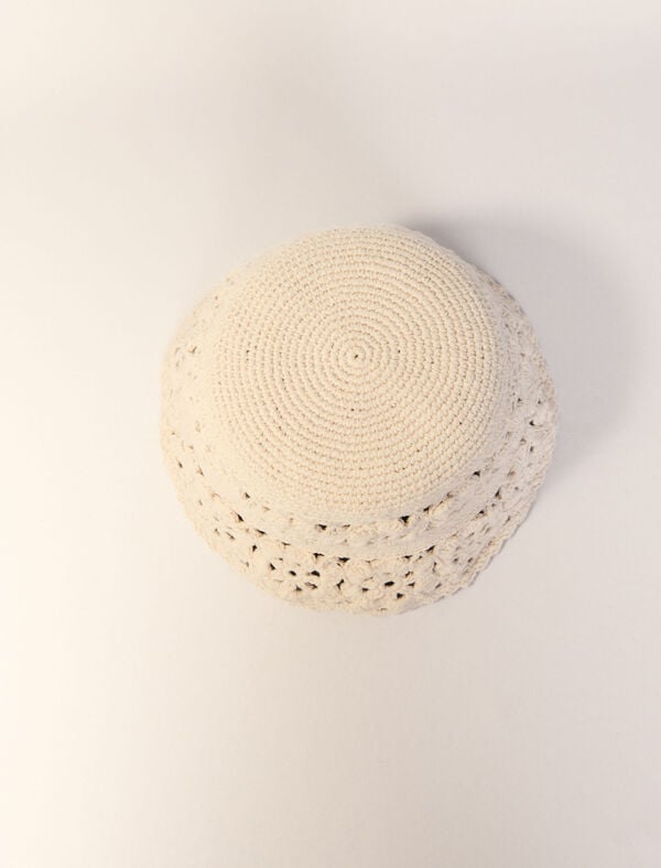 Maje Bob En Crochet Ecru