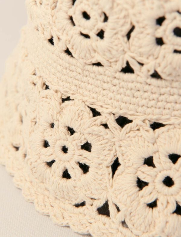 Maje Bob En Crochet Ecru
