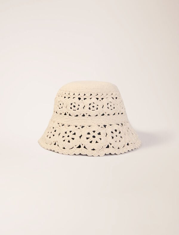 maje Bob en crochet Ecru