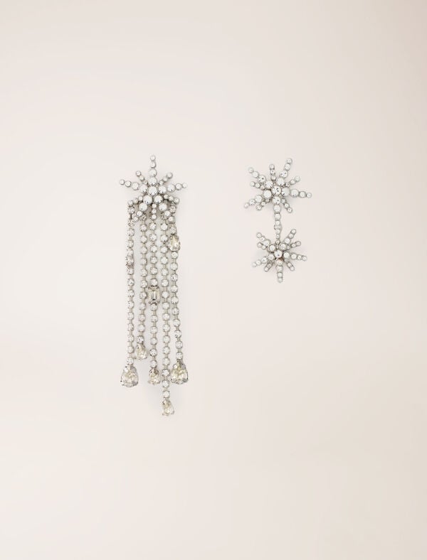 maje Boucles d'oreilles étoiles Crystal