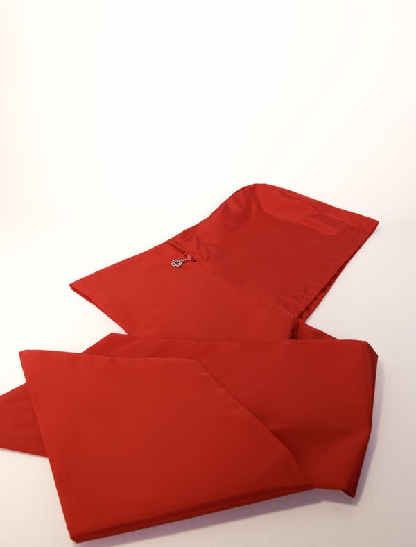 Maje Capuche écharpe Rétractable Rouge