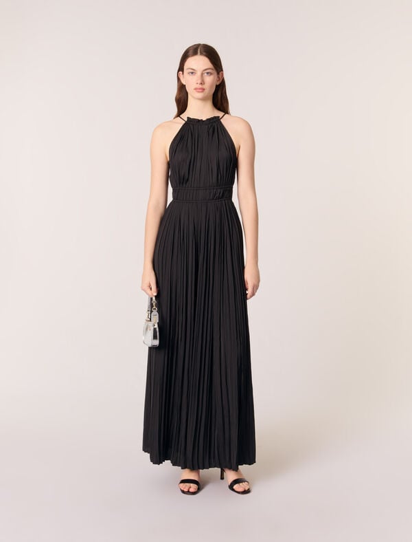 maje Combinaison pantalon plissée Noir