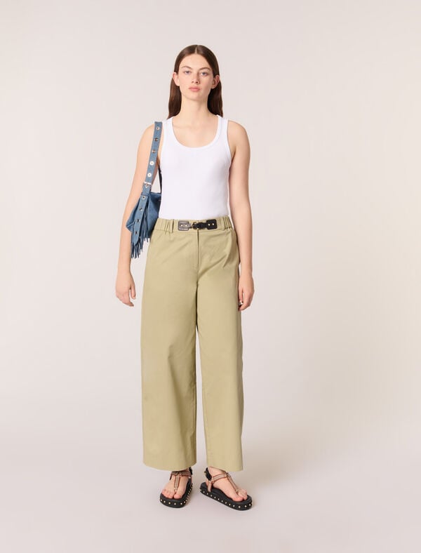 maje Débardeur côtelé Blanc