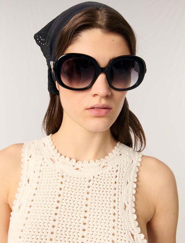 Maje Débardeur En Crochet Blanc