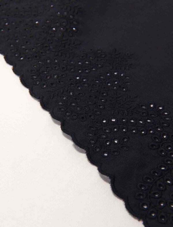 Maje Foulard Triangle à Nouer Blanc