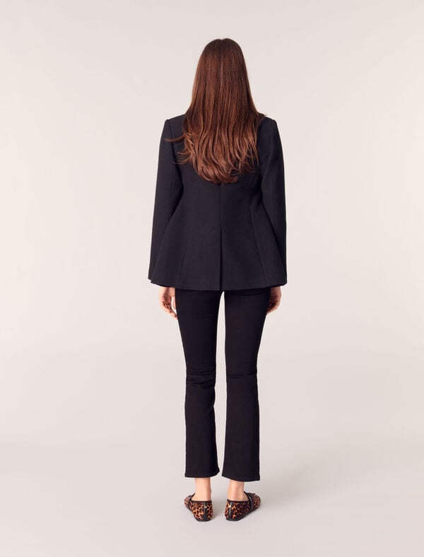 Maje Jean évasé Noir