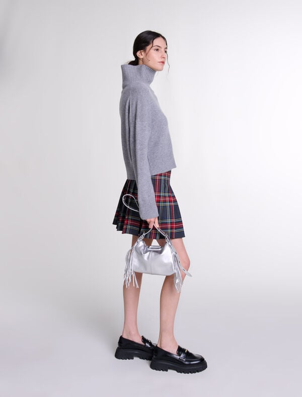 Maje Pull En Maille Cachemire Gris