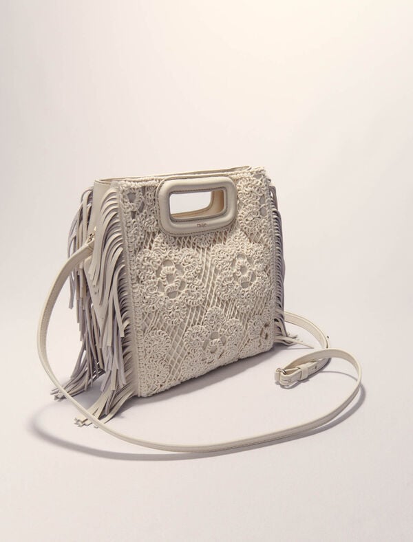 Maje Sac M En Crochet Ecru