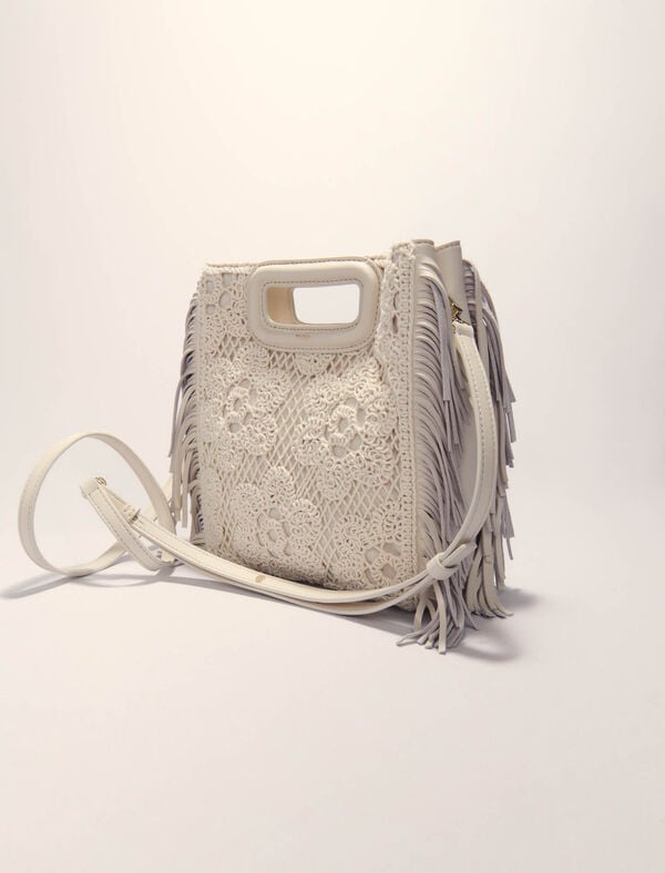 Maje Sac M En Crochet Ecru