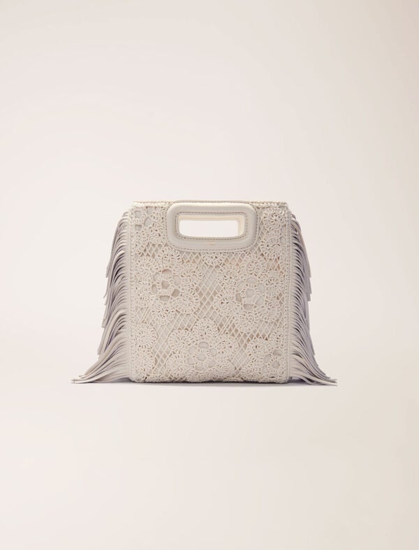 maje Sac M en crochet Ecru