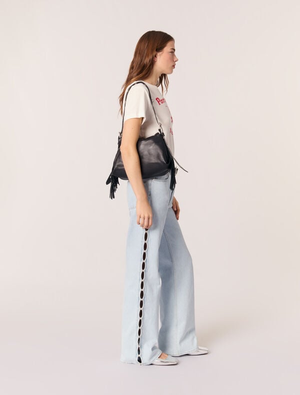 Maje Tee-shirt Paris Milan Blanc