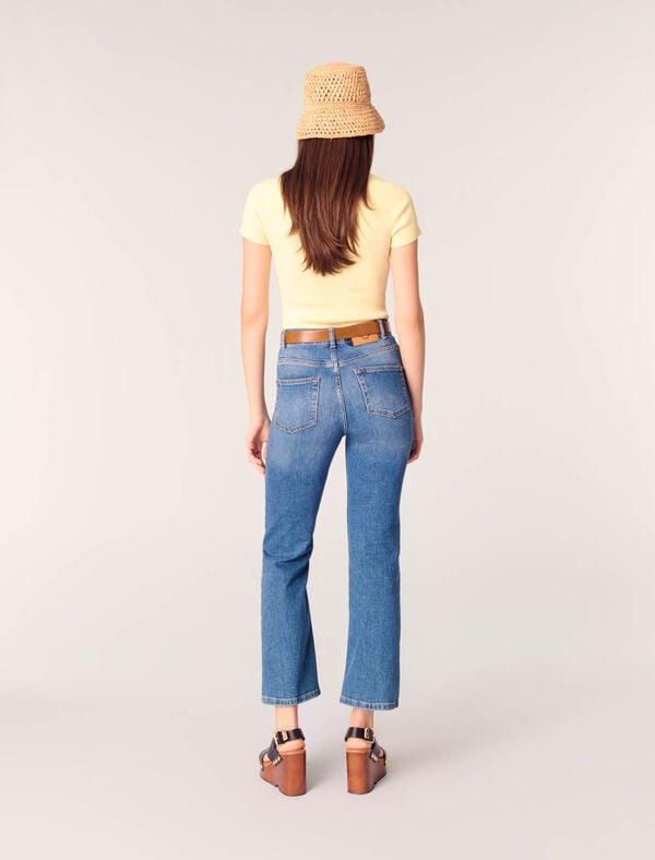 Maje Top En Maille Côtelée Rose