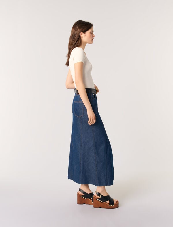 Maje Top En Maille Ecru