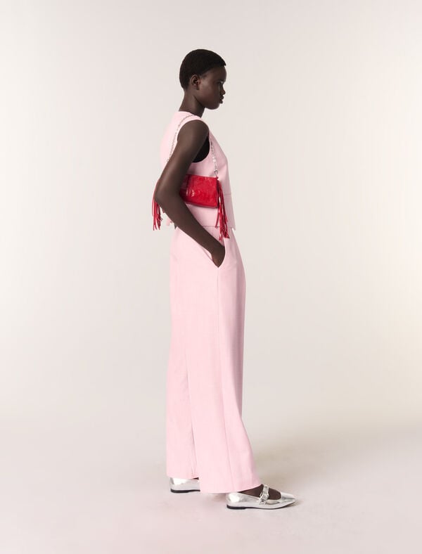 Maje Veston De Tailleur Rose