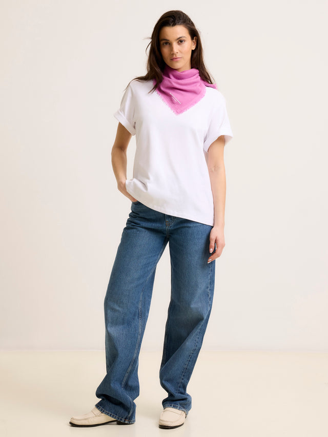 Majestic Filatures Bandana Violet En Cachemire Cachemire