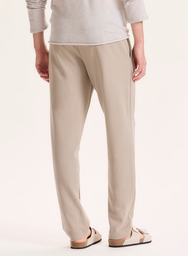 Majestic Filatures Pantalon Beige En Lyocell / Tencel / Coton Organique Lyocell / Tencel / Coton Organique