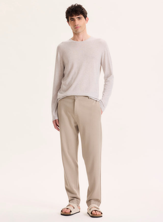 majestic filatures Pantalon Beige en Lyocell / Tencel / Coton organique Lyocell / Tencel / Coton organique