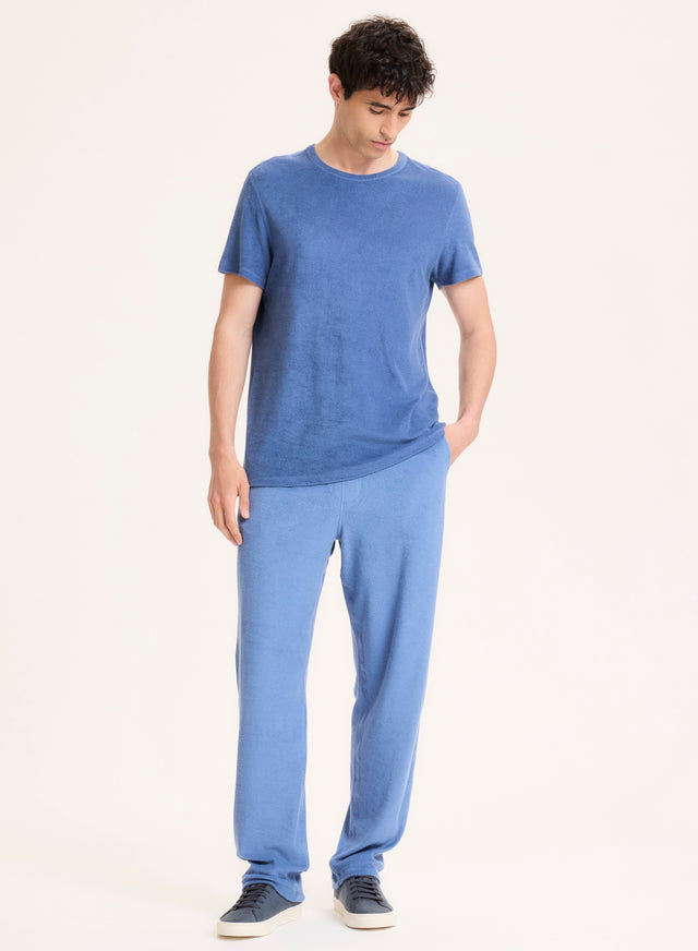 majestic filatures Pantalon Bleu en Coton organique / Modal Coton organique / Modal