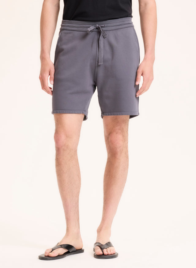 Majestic Filatures Pantalon Gris En Coton Organique Coton Organique