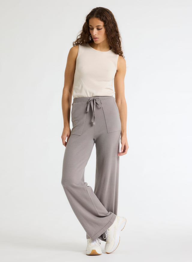 majestic filatures Pantalon Gris en Coton organique / Elasthanne Coton organique / Elasthanne