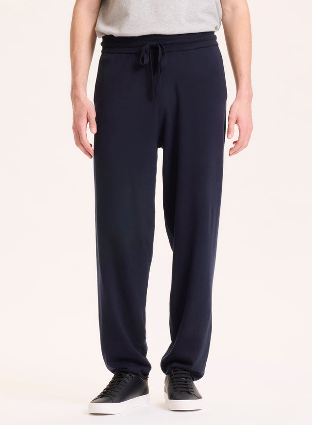 Majestic Filatures Pantalon Marine En Coton Organique / Elasthanne Coton Organique / Elasthanne