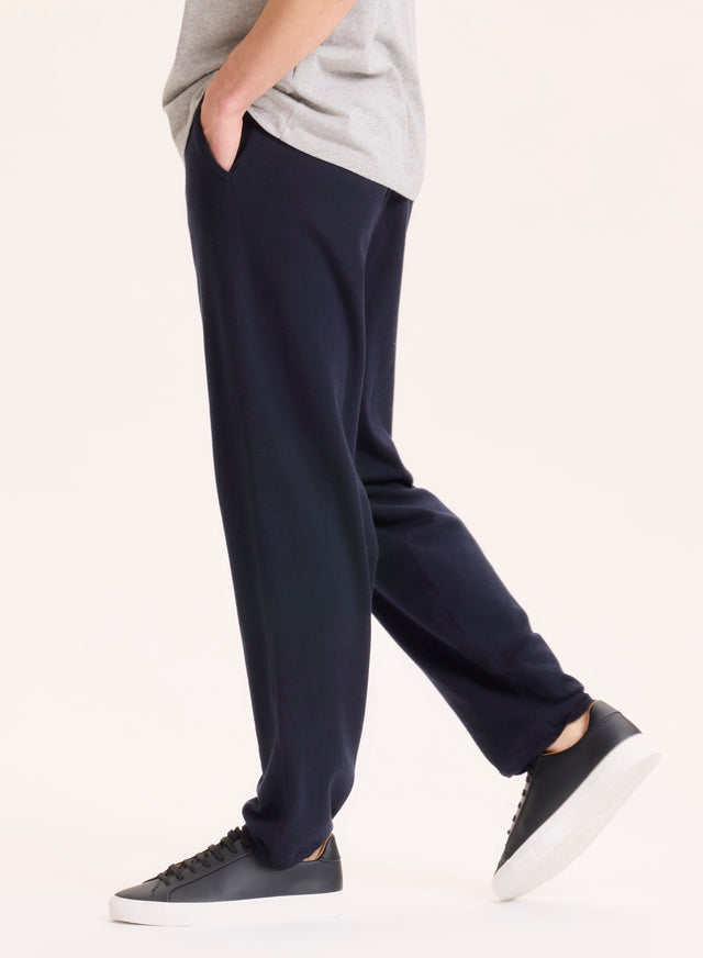 Majestic Filatures Pantalon Marine En Coton Organique / Elasthanne Coton Organique / Elasthanne