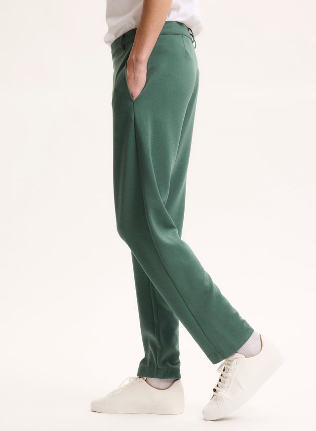 Majestic Filatures Pantalon Vert En Lyocell / Tencel / Coton Organique Lyocell / Tencel / Coton Organique