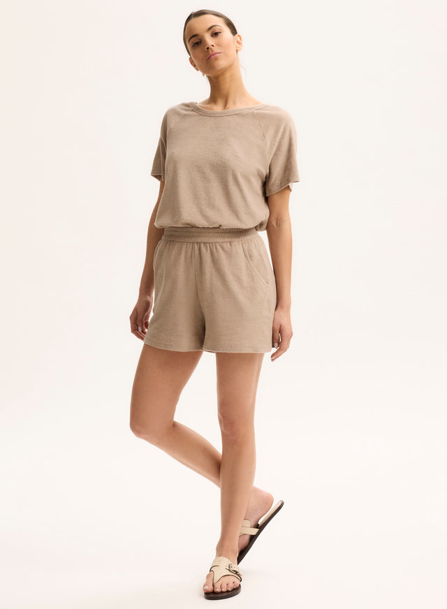 majestic filatures Short Beige en Coton organique / Modal Coton organique / Modal