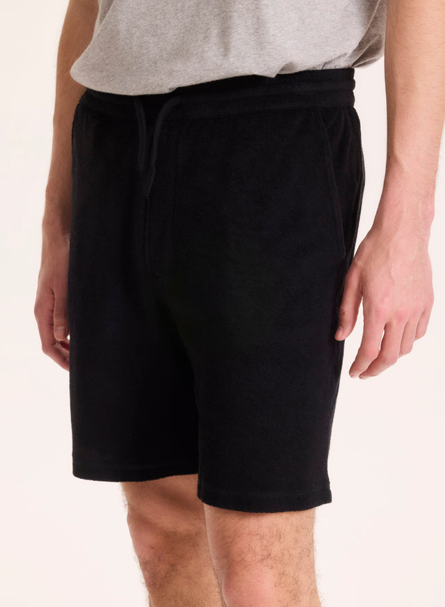 Majestic Filatures Short Noir En Coton Organique / Modal Coton Organique / Modal