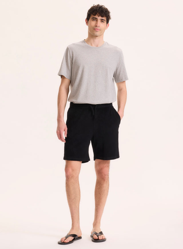 majestic filatures Short Noir en Coton organique / Modal Coton organique / Modal