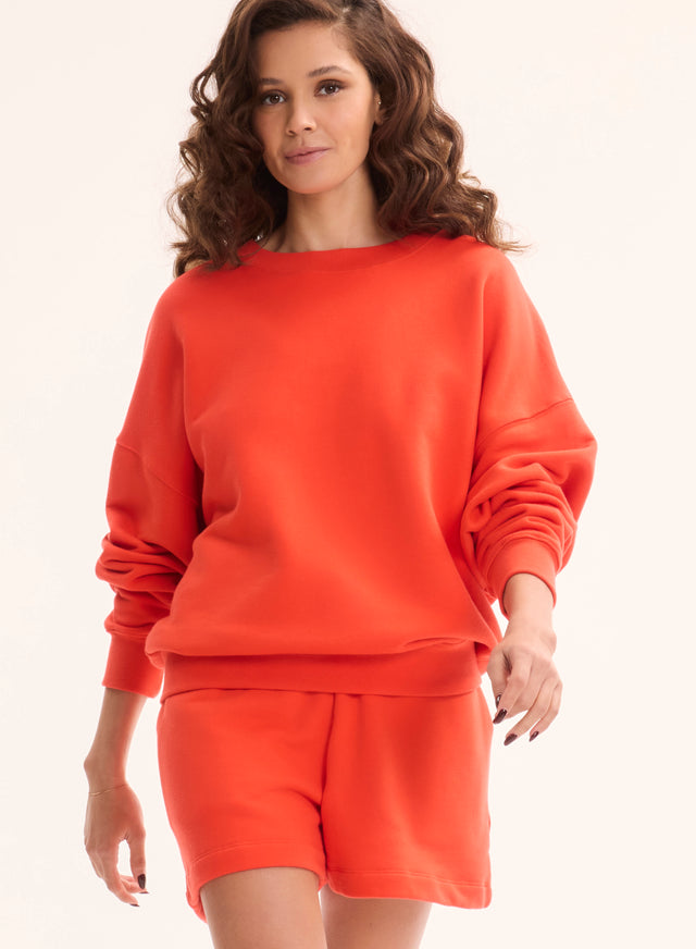 majestic filatures Short Orange en Coton organique Coton organique