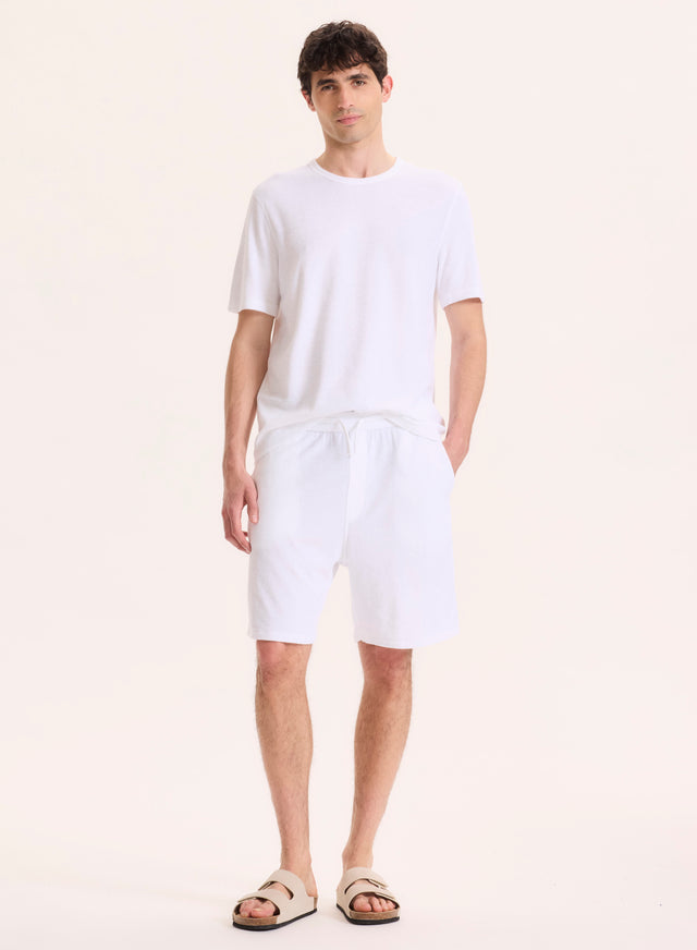 majestic filatures Shorts Blanc en Coton organique / Modal Coton organique / Modal