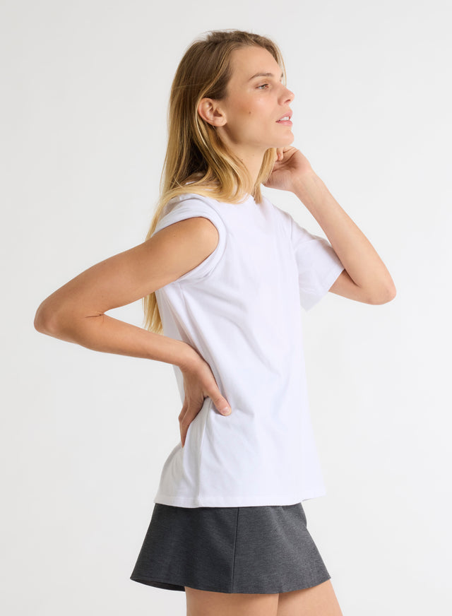 Majestic Filatures T-shirt Noir Col Rond Manches Courtes En Coton Organique / Coton Recyclé Coton Organique / Coton Recyclé